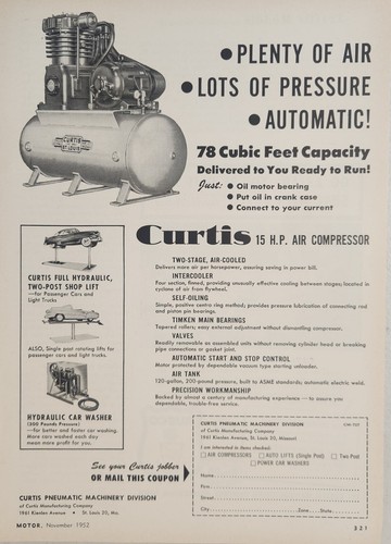1952 print curtis - 1952, air